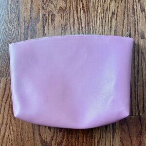 SONIA KASHUK Pink Large Makeup Bag Zippered Travel Pouch
